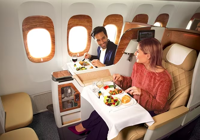 Emirates business class